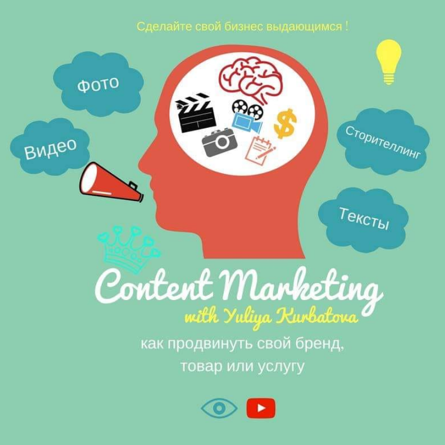 The poster of the event — Content marketing in Location