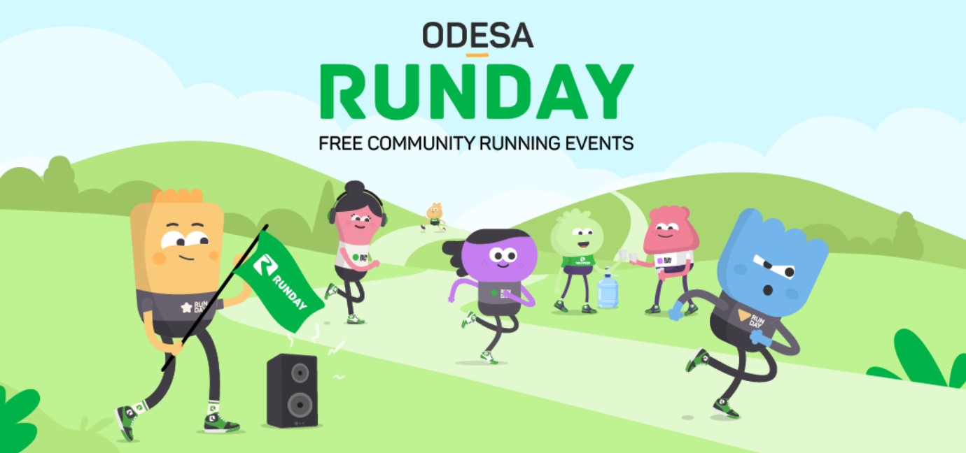 Das Plakat der Veranstaltung — Fahren Sie 5 km Odessa Runday! Frei 5km in 