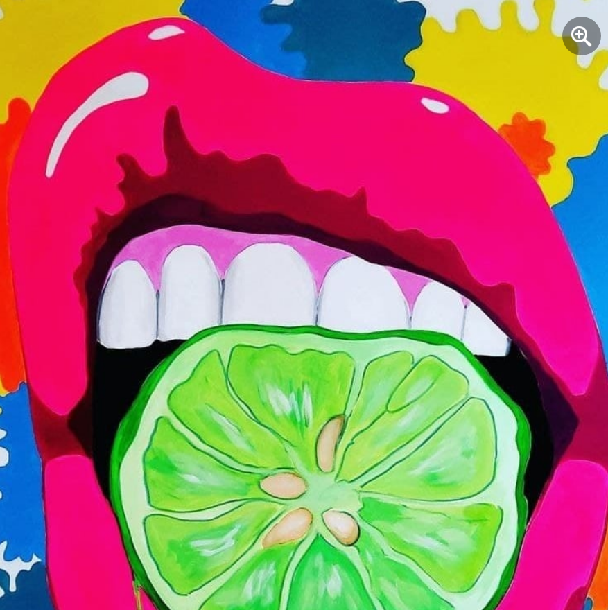 The poster of the event — January MK &quot;Bright taste&quot; pop art in Artym&#39;s Lab