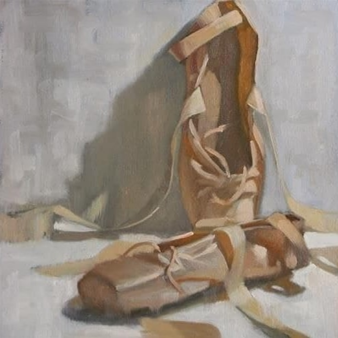 The poster of the event — MK on oil painting &#x2F; &quot;Pointe shoes&quot; in Artym&#39;s Lab