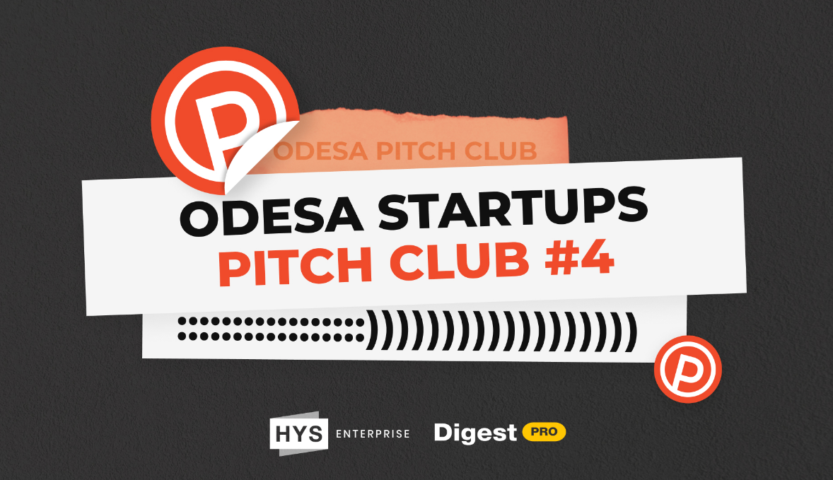 The poster of the event — Odesa Startups Pitch Club №4 in Location