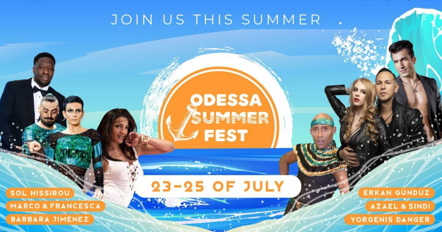 Das Plakat der Veranstaltung — Odessa Sommerfest &#x2F; CasaDeRitmo in 