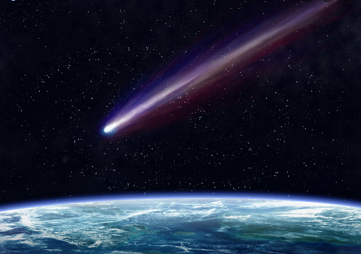 Das Plakat der Veranstaltung — Raumschiffflüge zu Kometen in 