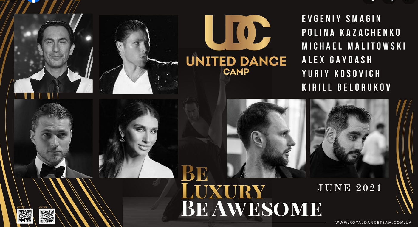The poster of the event — UNITED DANCE CAMP in Location